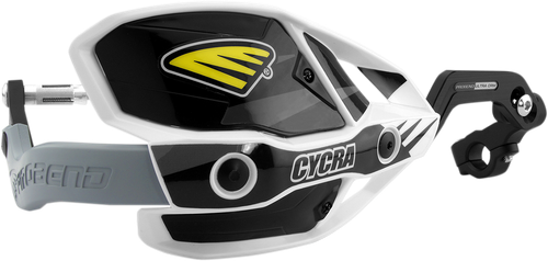 CYCRA - 1CYC-7407-12X - 7/8" Ultra Probend CRM Wrap Around Handguards - White/Black