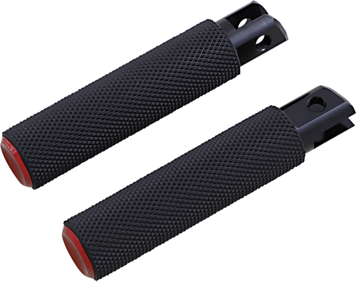 ARLEN NESS - 07-954 - Knurled Foot Pegs - Red - FX/FL '18-'25