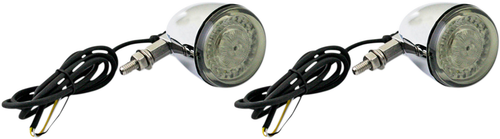 CUSTOM DYNAMICS - PB-UNV-FTS-AW-C - ProBEAM Turn Signals - Chrome/Smoke Lens - Universal