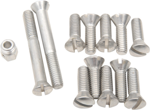 COLONY - 9613-13 - Screw Kit - Transmission Top Cover - Flat/Countersunk/Slotted - Cadmium Plated