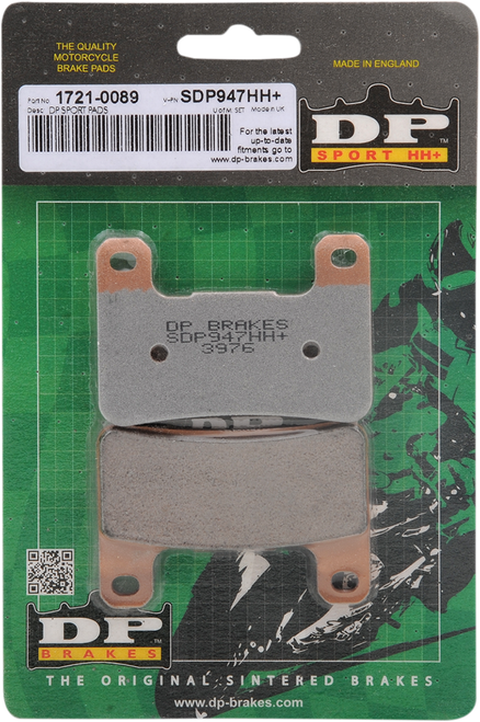 DP BRAKES - SDP947HH - Sintered Brake Pads - Kawasaki/Suzuki