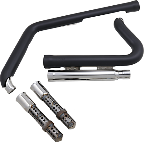 COBRA - 6711B - 909 Exhaust - Black - '12-'17 Softail