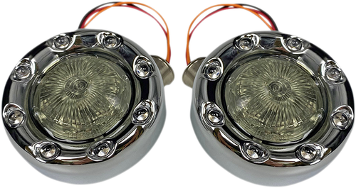 CUSTOM DYNAMICS - PB-BR-AW-57-CS - Bullet Turn Signal 1157 - Chrome - Smoke Lens