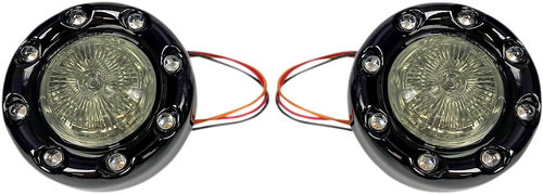 CUSTOM DYNAMICS - PB-BR-RR-57-BS - Bullet Turn Signal 1157 - Black - Smoke Lens