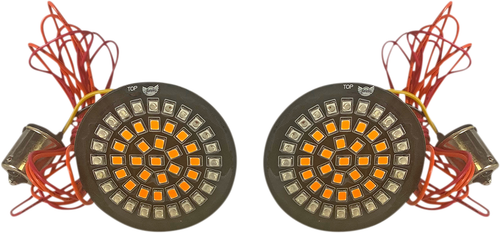 CUSTOM DYNAMICS - GEN-4-AR2-1156 - Bullet Rear Turn Signal - 1156 - Amber Lens