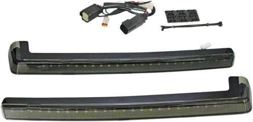 CUSTOM DYNAMICS - PB-TP-ARM-14S - LED Run/Brake/Turn Tour-Pak Arms - Smoke Lens - '14-'25