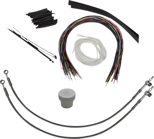 FAT BAGGERS INC. - 109716 - Installation Kit - Hydraulic Clutch - 16" - Braided