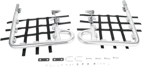 DG PERFORMANCE - 602-2130 - Fat Series Nerf Bar - Natural/Black - Honda - TRX '99-'14