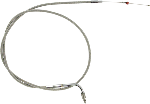 BARNETT - 30596SC+6DS - Stainless Steel Idle Cable - +6" - '96-'00 Softail