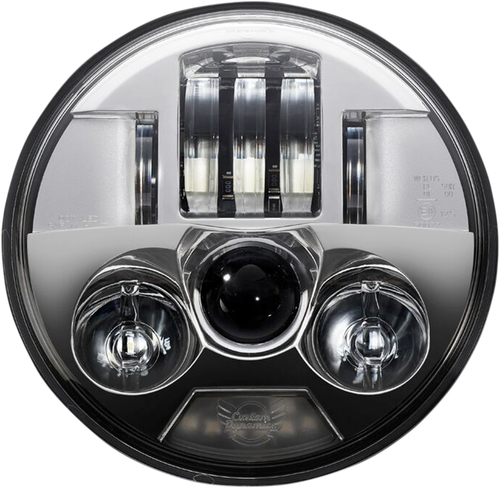 CUSTOM DYNAMICS - PB-575-C - ProBEAM LED Headlamp 5-3/4" - Chrome
