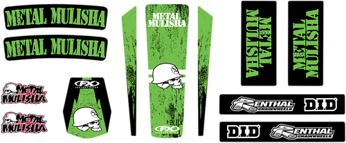 FACTORY EFFEX - 23-50160 - Trim Kit Graphic - Metal Mulisha - Kawasaki