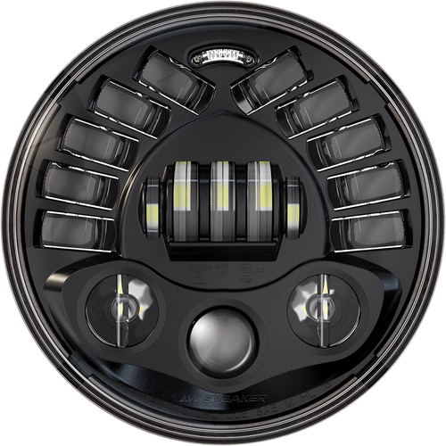 CUSTOM DYNAMICS - PB-7A-IND-B - 7" Adaptive Headlamp - Black