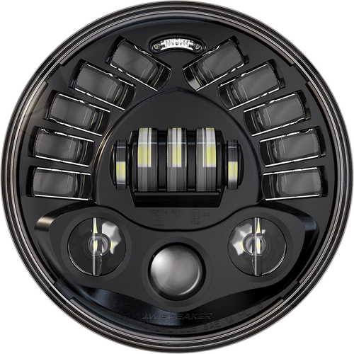 CUSTOM DYNAMICS - PB-7A-14-B - Adaptive Headlight with Adapter - 7" - Black