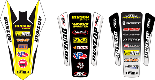 FACTORY EFFEX - 19-32410 - Rear Fender Graphic - RM 80/85