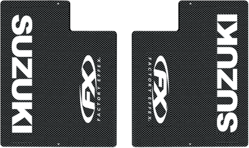 FACTORY EFFEX - 08-38406 - Carbon Fiber Fork Shield - Suzuki