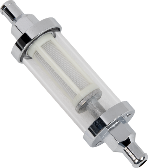 DRAG SPECIALTIES - DS-391674 - Fuel Filter - Clear - Standard - 1/4"
