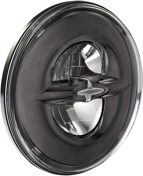 DRAG SPECIALTIES - 2001-1789 - Reflector-Style LED Headlamp - 7" - Dark Chrome