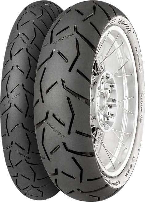 CONTINENTAL - 02445420000 - Tire - ContiTrailAttack 3 - Rear - 190/55ZR17 - (75W)