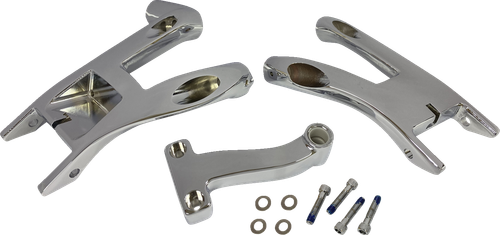DRAG SPECIALTIES - 1621-1052 - Rider Floorboard Mount - Chrome