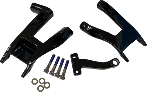 DRAG SPECIALTIES - 1621-1053 - Rider Floorboard Mount - Black