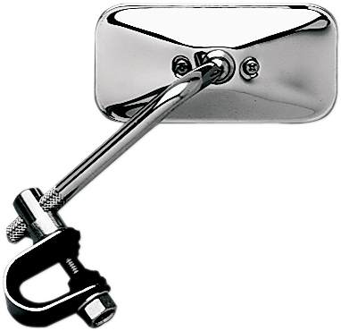 EMGO - 20-34812 - Mirror - Side View - Rectangle - 5" Stem - Chrome - Each - Universal