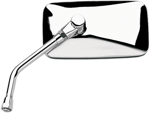 EMGO - 20-42444 - Mirror - Cruiser - Side View - Rectangle - Chrome - Left/Right - Each