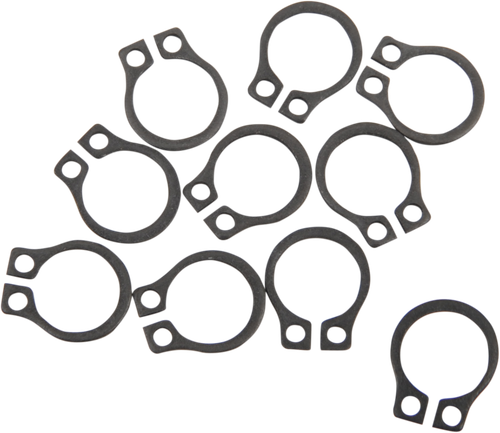 EASTERN MOTORCYCLE PARTS - A-11096A - Snap Rings - Clutch Pushrod - Full Ring (Open Gap)