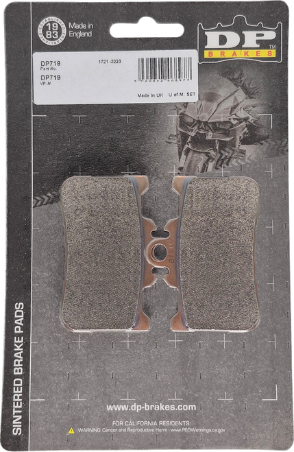 DP BRAKES - DP719 - Standard Brake Pads - Honda