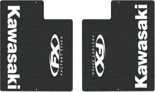 FACTORY EFFEX - 06-38124 - Carbon Fiber Fork Shield - Kawasaki