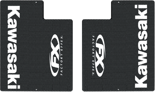FACTORY EFFEX - 06-38124 - Carbon Fiber Fork Shield - Kawasaki