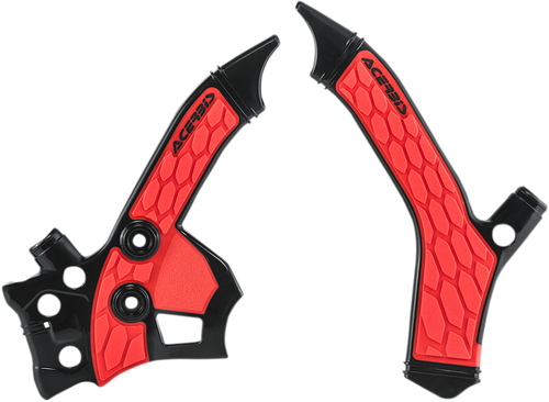 ACERBIS - 2726851042 - X-Grip Frame Guards - Black/Red - CRF250L