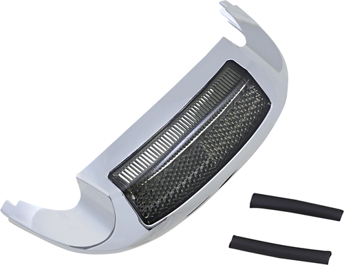 CUSTOM DYNAMICS - GEN-FT-AS - LED Front Fender Tip - Amber LED/Smoke Lens - Chrome