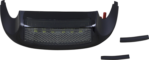 CUSTOM DYNAMICS - GEN-FT-WS-BLK - LED Front Fender Tip - White LED/Smoke Lens - Black