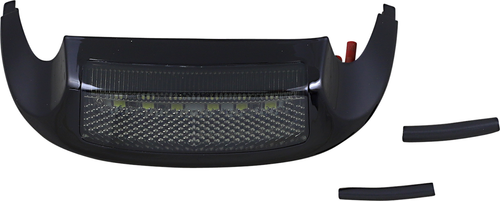 CUSTOM DYNAMICS - GEN-FT-WS-BLK - LED Front Fender Tip - White LED/Smoke Lens - Black