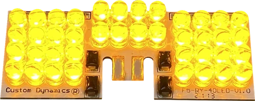 CUSTOM DYNAMICS - GEN-FT-A - LED Fender Tip Boards - Amber