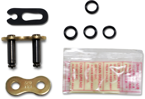 DID - FJ520VX3G - 520 VX3 - Professional O-Ring Connecting Link - Clip - Gold