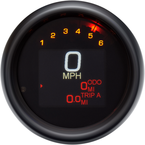 DAKOTA DIGITAL - MLX-3012-K - Tank Speedometer - Black Bezel - 3-3/8"