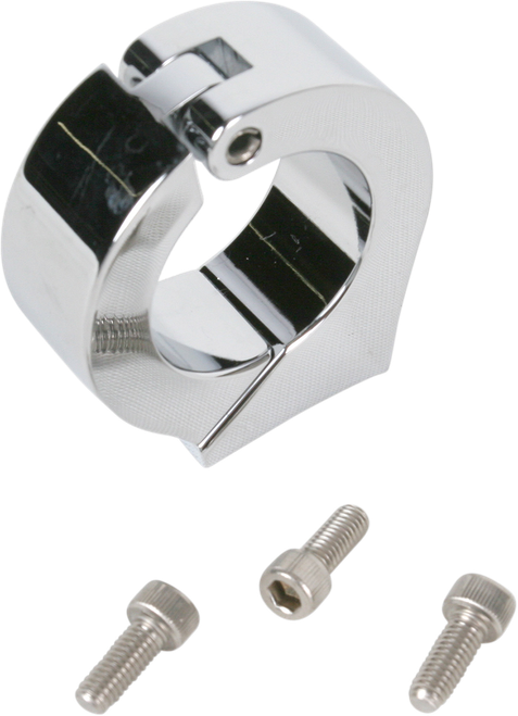 DAKOTA DIGITAL - BKT-3325 - Clamp Mount - For 1.25" Handlebar - 3-3/8" Gauge Cup - Chrome