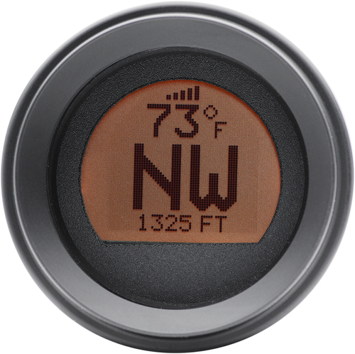 DAKOTA DIGITAL - MCH-GPS17-K-K - 2-3/16" Stand-Alone LCD GPS Compass - Black/Black