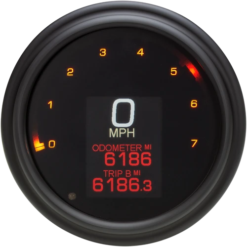 DAKOTA DIGITAL - MLX-2004-K - Tank Speedometer - Black Bezel - 4.5" - Harley Davidson '04-'13