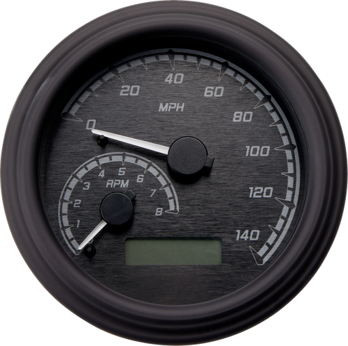 DAKOTA DIGITAL - MVX-2011-KG-K - MVX Series Analog Gauge System - Black/Gray/Black