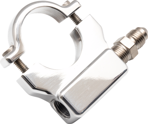FEULING PARTS - 9056 - Oil Pressure Gauge Mount - 1.25" - Chrome