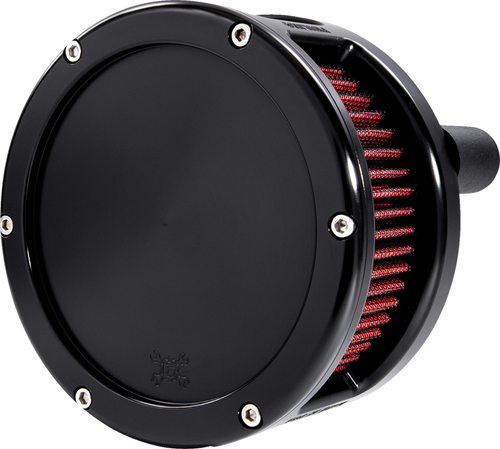 FEULING PARTS - 5433 - BA Series Air Cleaner Kit - Black Anodized - Red Filter