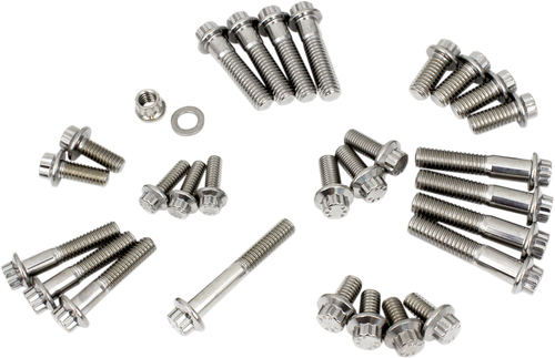 FEULING PARTS - 3029 - Fastener Kit - Chassis - 12-Point/Dress-Up - M8 Softail