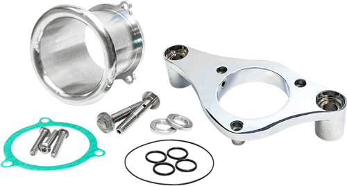 FEULING PARTS - 5402 - 3" Velocity Stack with Backing Plate Kit - Chrome