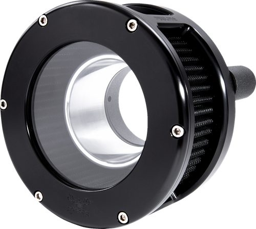 FEULING PARTS - 5534 - BA Series Air Cleaner Kit - Black Anodized - Black Filter