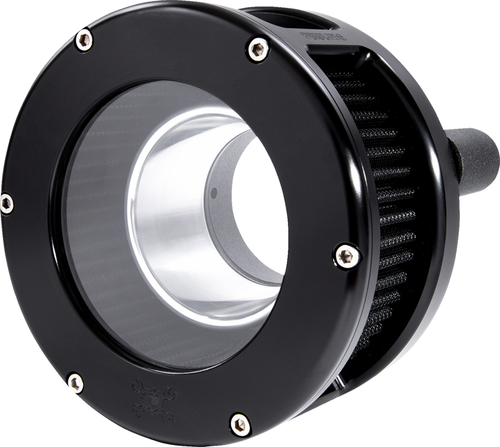 FEULING PARTS - 5534 - BA Series Air Cleaner Kit - Black Anodized - Black Filter