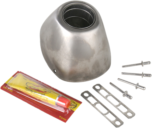 FMF - 040642 - Replacement End Cap Kit - Titanium - RCT