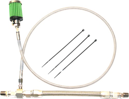 FEULING PARTS - 3080 - Oil Tank Breather Kit - Stainless - 02'-06' Touring