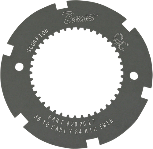 BARNETT - 6383080036 - Lock Plate - Clutch Basket - Scorpion - '36-'84 Harley-Davidson